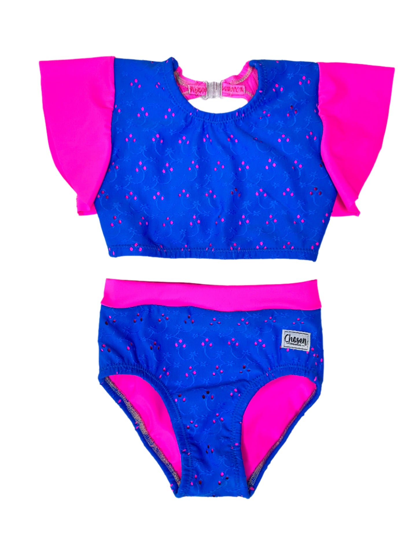 It’s A Vibe Royal Blue & Neon Pink Dance Set