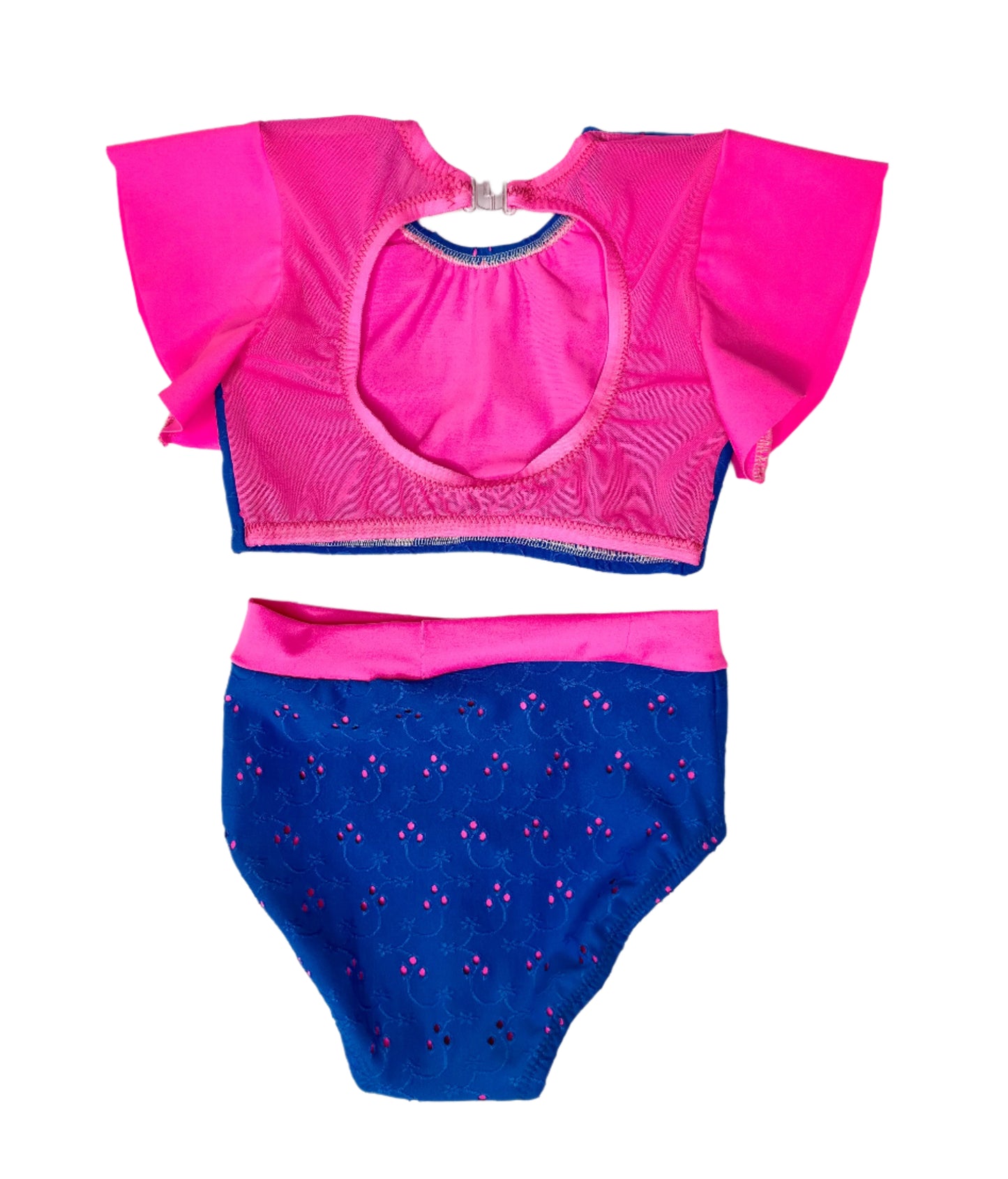 It’s A Vibe Royal Blue & Neon Pink Dance Set