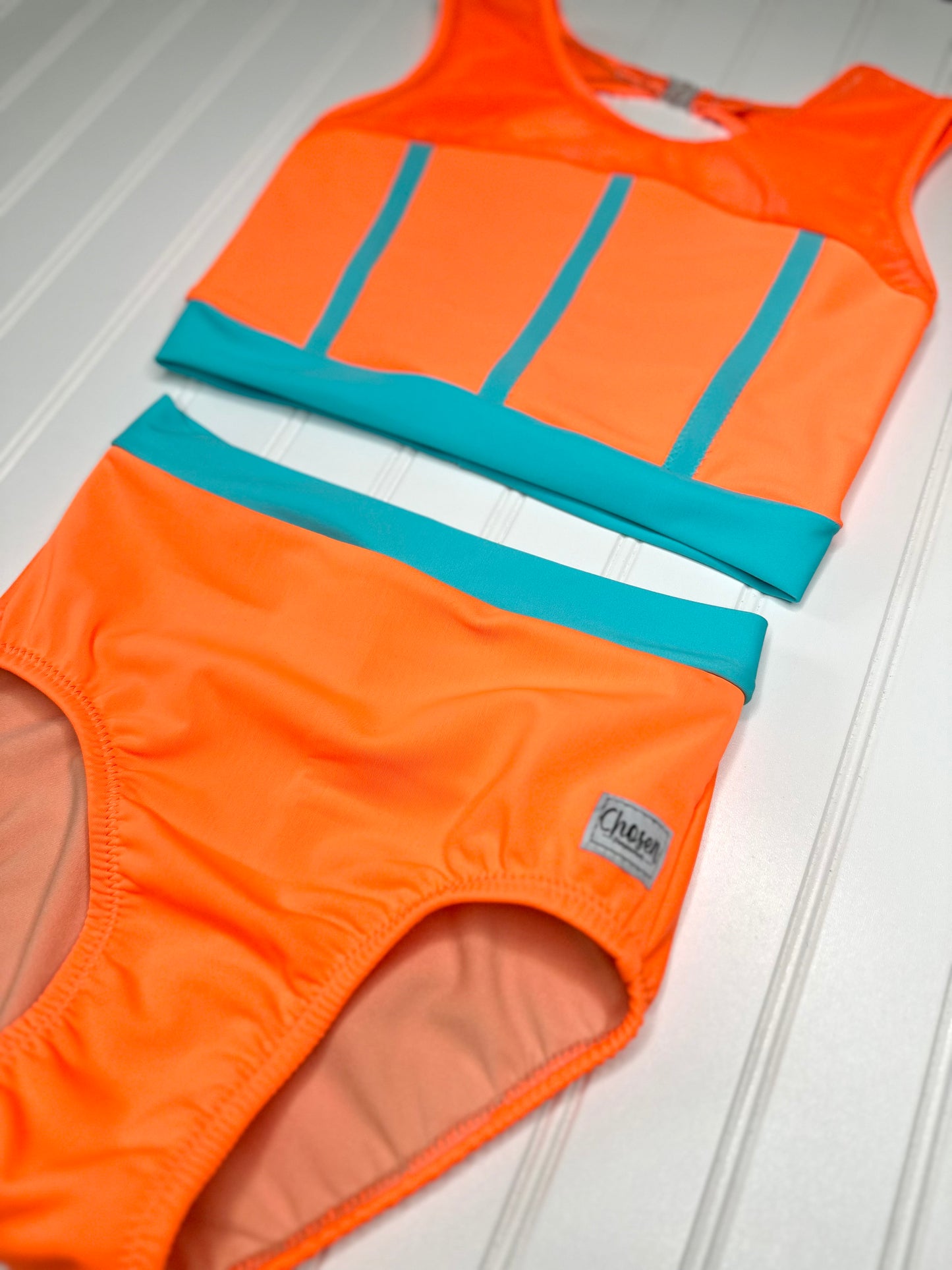 Bright Orange & Aqua Convention Call Out Set