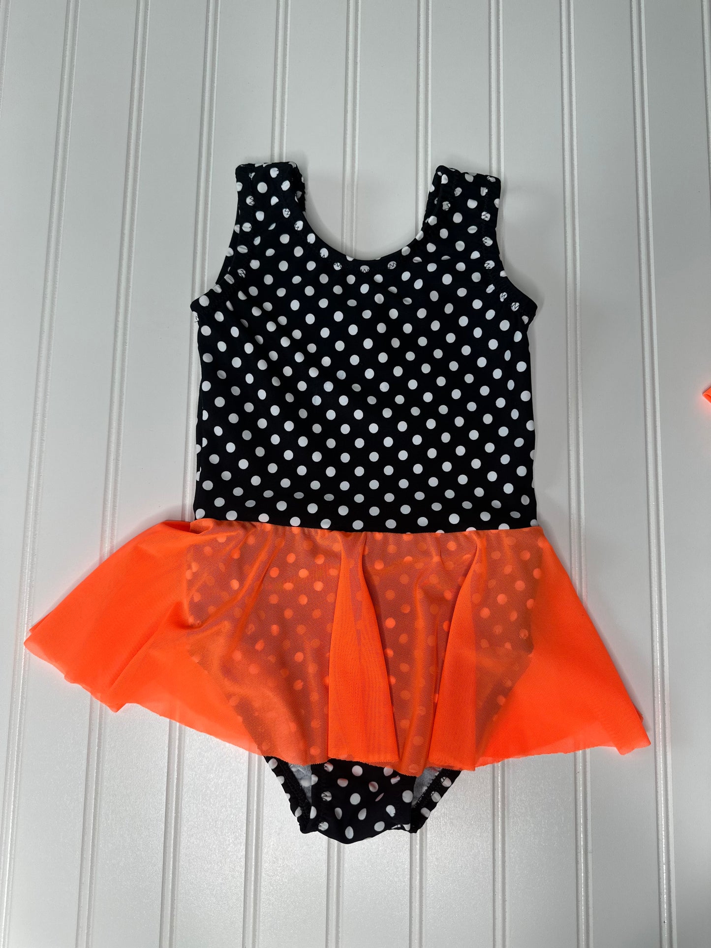 Polka Dot Party Dance Skirted Leotard